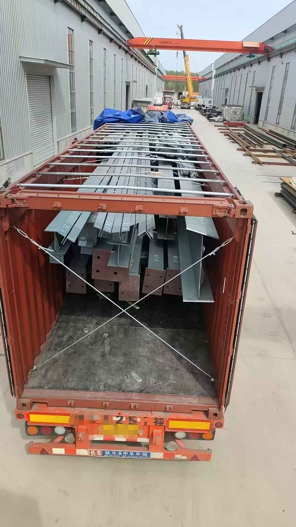 Shipping Steel structuram membra ad Thailand