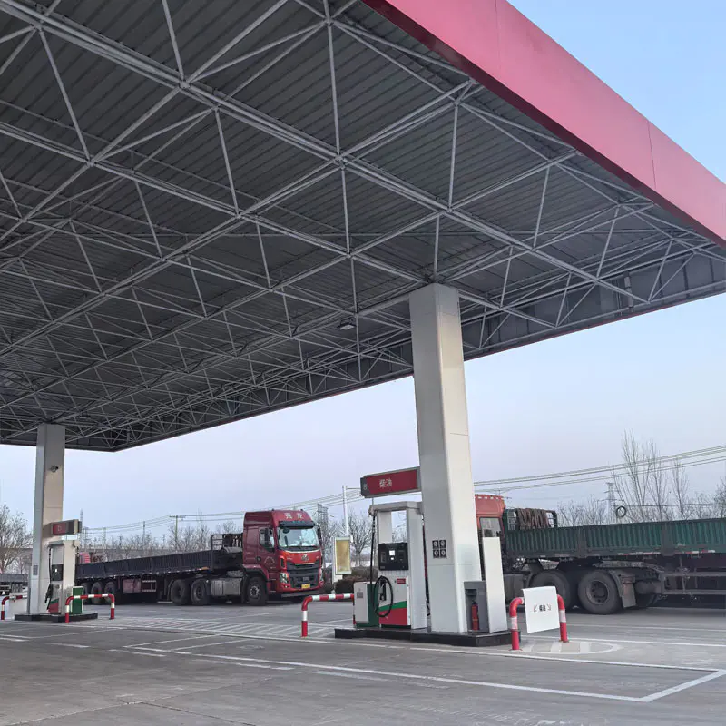 Steel structuram oleum Gas station